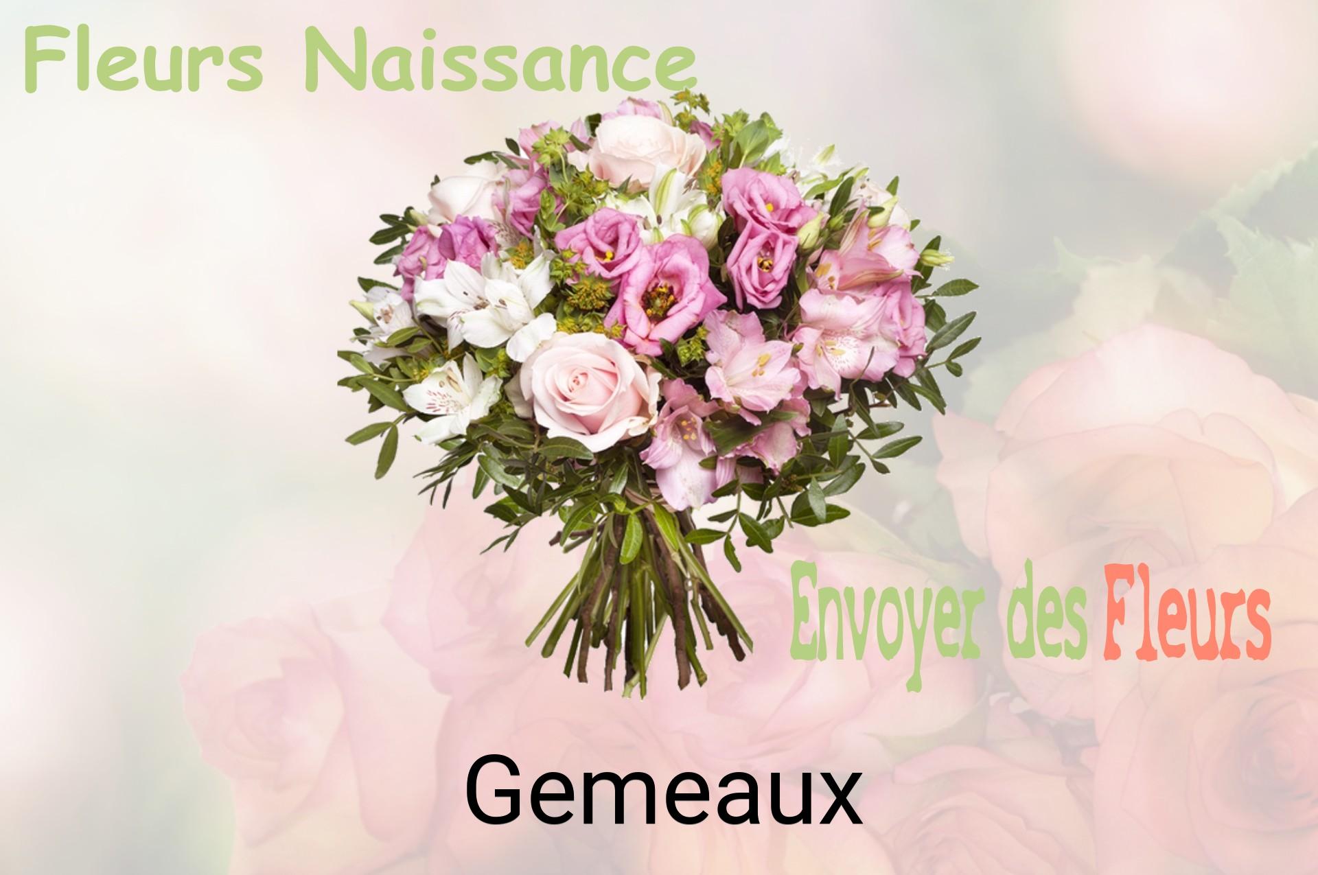 Bouquet de fleurs de naissance livré à Gemeaux
